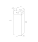 BOX50 - 43 x 43 x 110 cm (L/B/H)