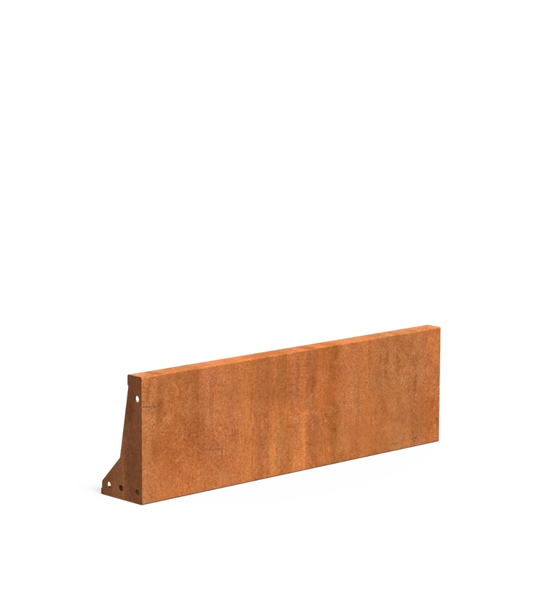 Beeteinfassung Cortenstahl 100 x 30 cm