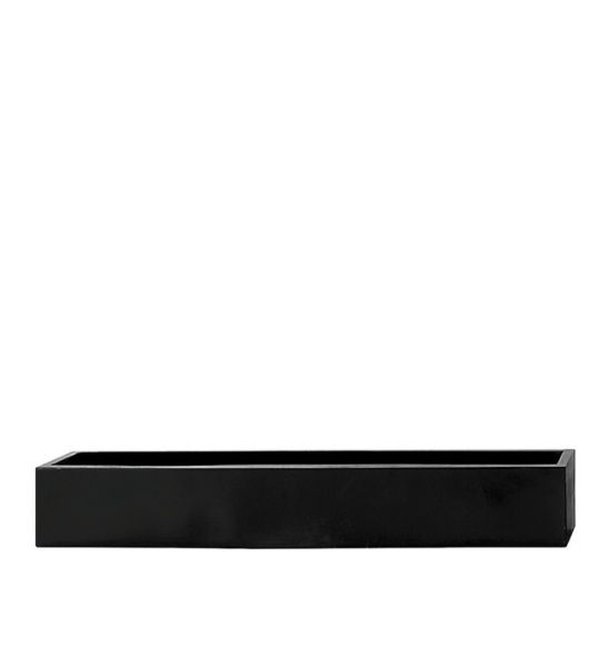 Blumenkasten lang von amei in Schwarz 100 x 17 x 15 cm