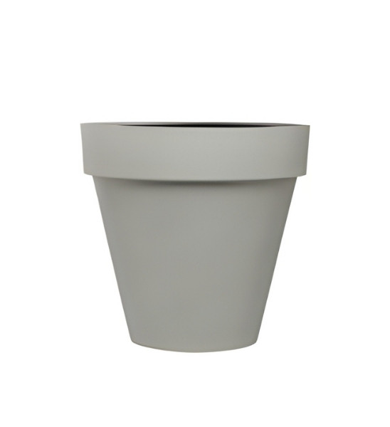 Blumentopf Grau mit Rand 58 x 57 cm