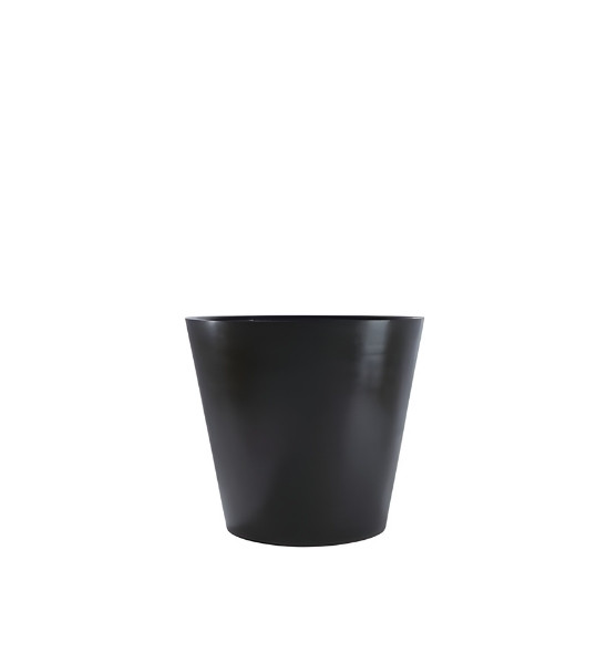Blumentopf in Schwarz 38 x 34 cm