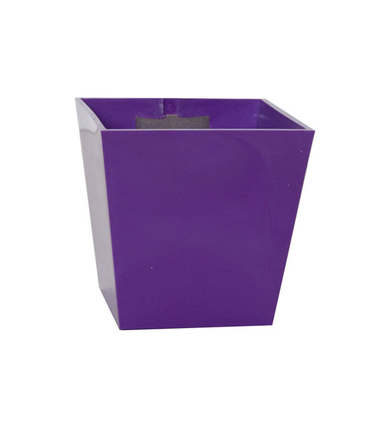 Magnetischer Blumentopf Pyramide Groß - 9,5 cm | violett