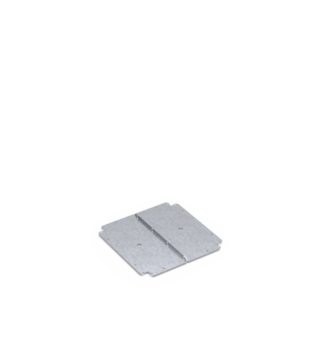 Bodenplatte Metall 60 x 60 cm