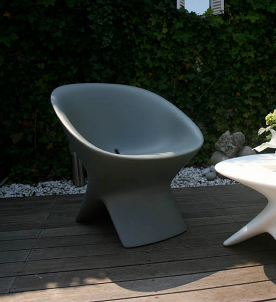Design Gartensessel Outdoor aus Kunststoff von Qui-est-Paul