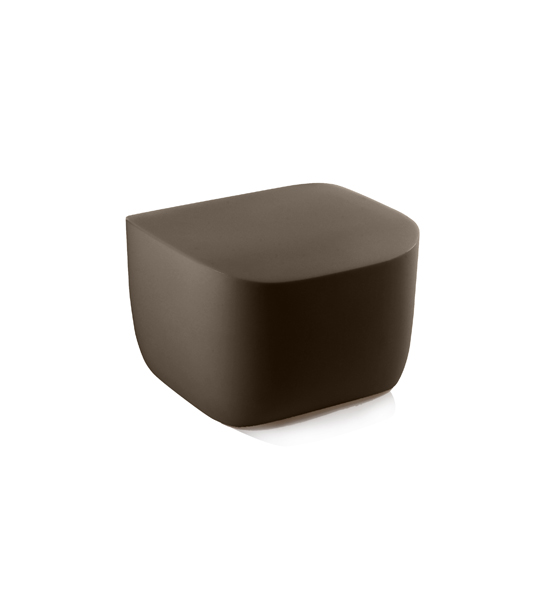 Bunter Outdoor-Hocker Translation 50x50cm von Qui-est-Paul?