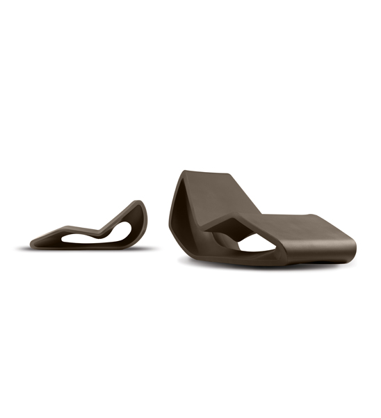 Design Sonnenliege Organic Taupe