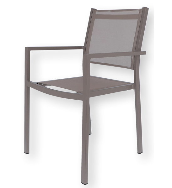 Gartenstuhl Alu Fiam Aria Taupe
