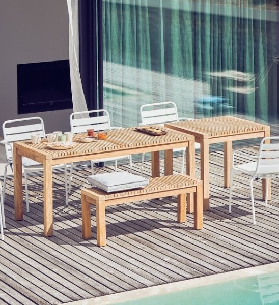 Gartentisch Teak Samoa zwei Größen