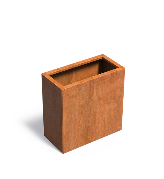 Hochbeet 80 x 40 x 80 cm - Bausatz aus Cortenstahl