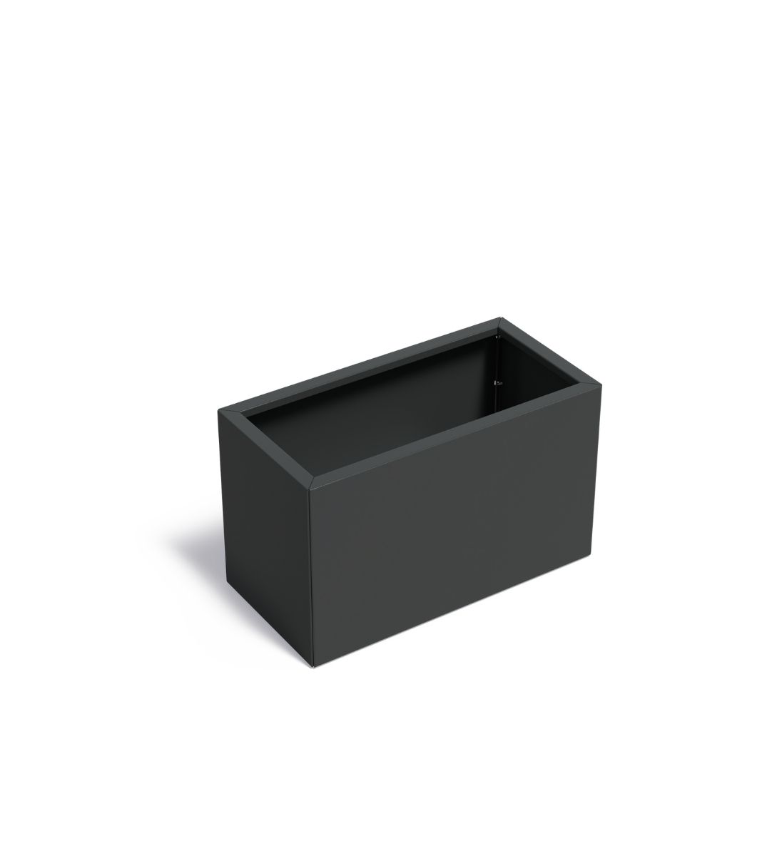 Hochbeet Bausatz Metall Anthrazit 100 × 50 × 60 cm
