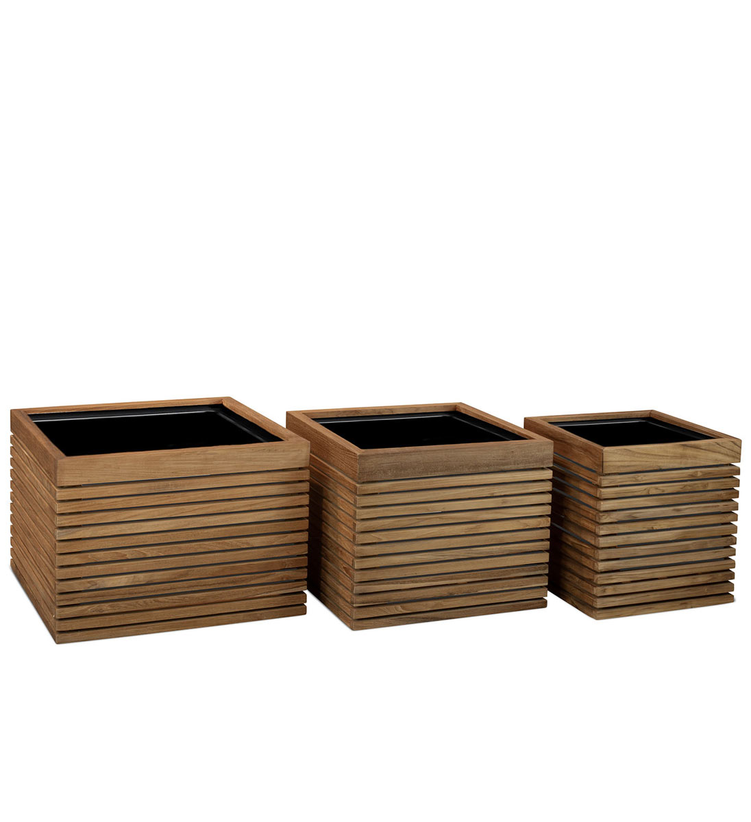 MODULO Pflanzkasten Teak