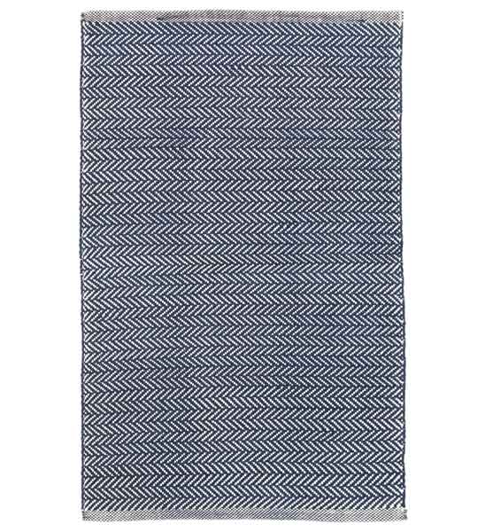 Outdoor Teppich Herringbone dunkelblau
