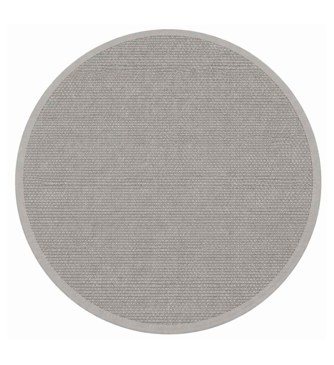 Outdoor-Teppich KAREE Select Silber 150 cm Durchmesser