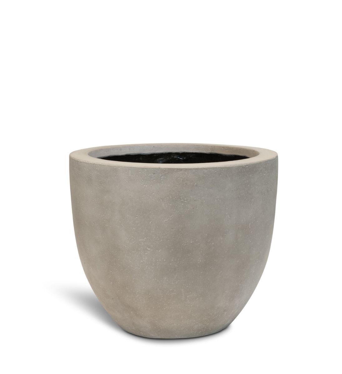 Pflanzgefäß beton rund CLASSIC 45 × 38 cm - klassische runde, leicht bauchige Form