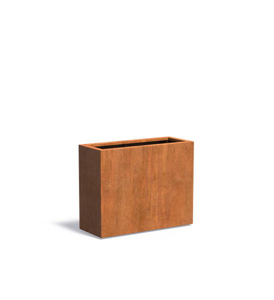 Pflanzkübel Cortenstahl 100 x 40 x 80 cm