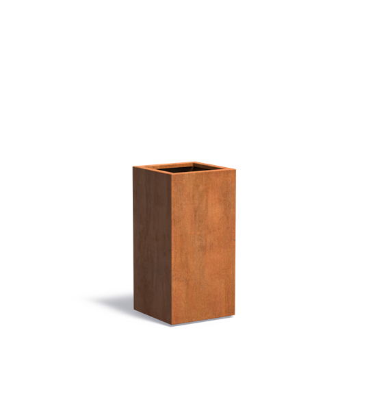 Pflanzkübel Cortenstahl 50 x 50 x 100 cm