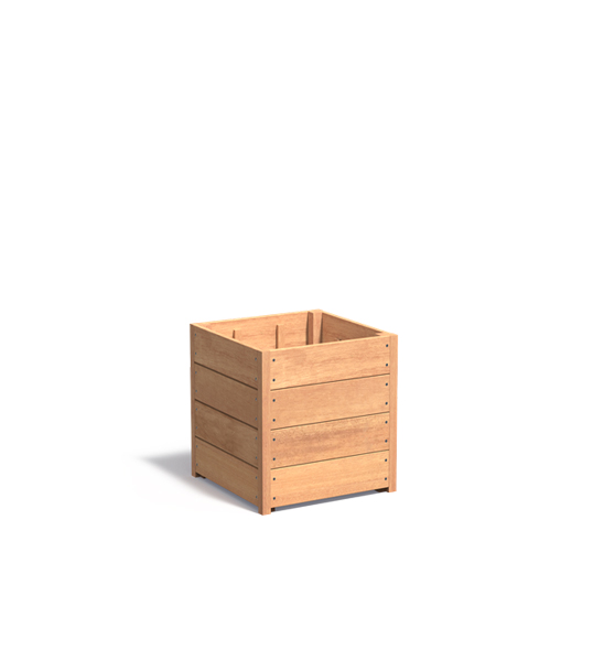 Pflanzkübel aus Holz quadratisch XXL SEVILLA