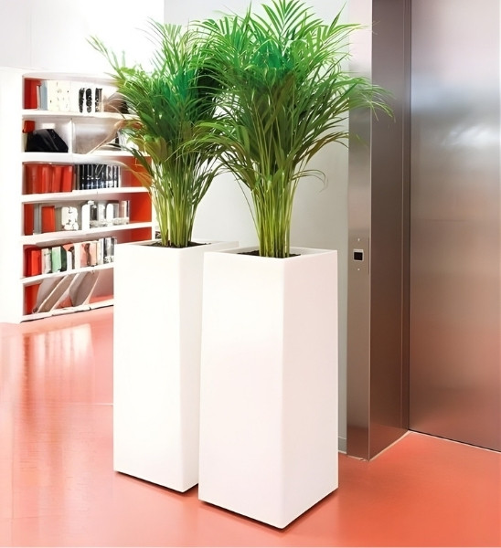 Pflanzsäule Fiberglas eckig TOWER PREMIUM