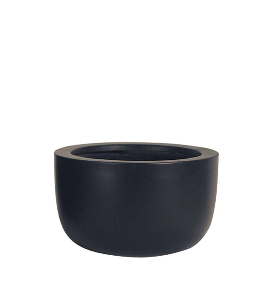 Pflanzschale Fiberglas Schwarz Amei 33 X 20 Cm