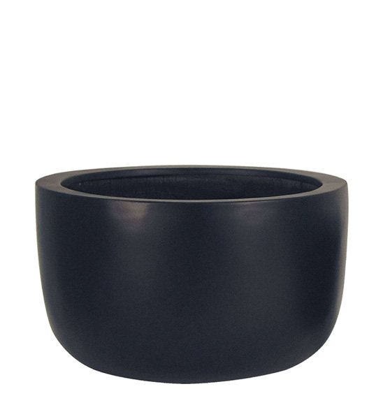 Pflanzschale Fiberglas Schwarz Amei 45 X 27 Cm
