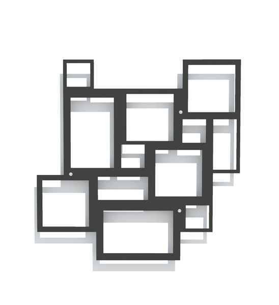Wandspalier Metall Rom modular erweiterbar