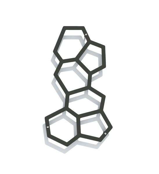 Modulares Design Wandspalier Metall ONYX