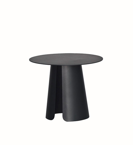Design Beistelltisch Feel Anthrazit Rund 40cm 50cm