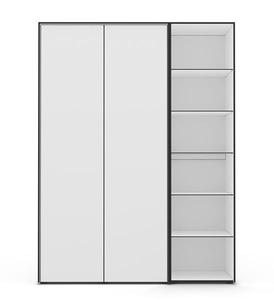 Gartenschrank Wasserdicht 150x55x200 Mit Tueren Und Faechern