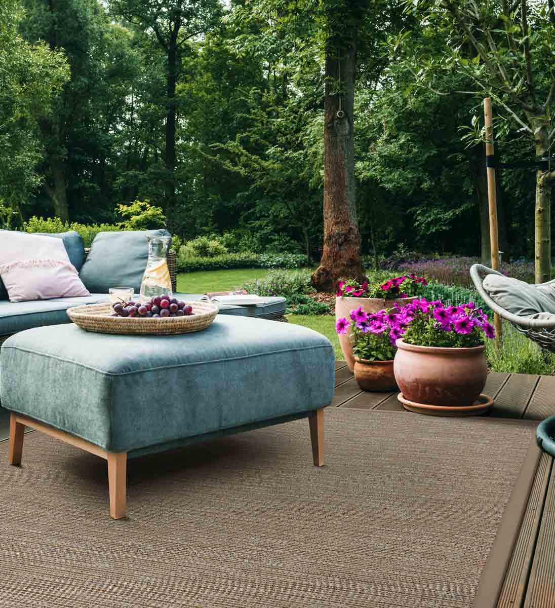 Outdoor Teppich Camel Meliert Naturino Garten