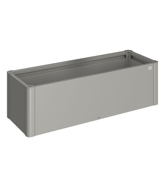 Pflanzkuebel grau lang Raumteiler Terrasse