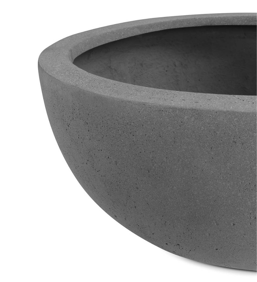Pflanzschale aus Beton Detailfoto der Oberfläche