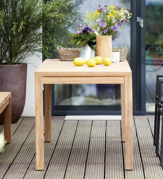 Balkon- und Gartentisch aus Teakholz Samoa