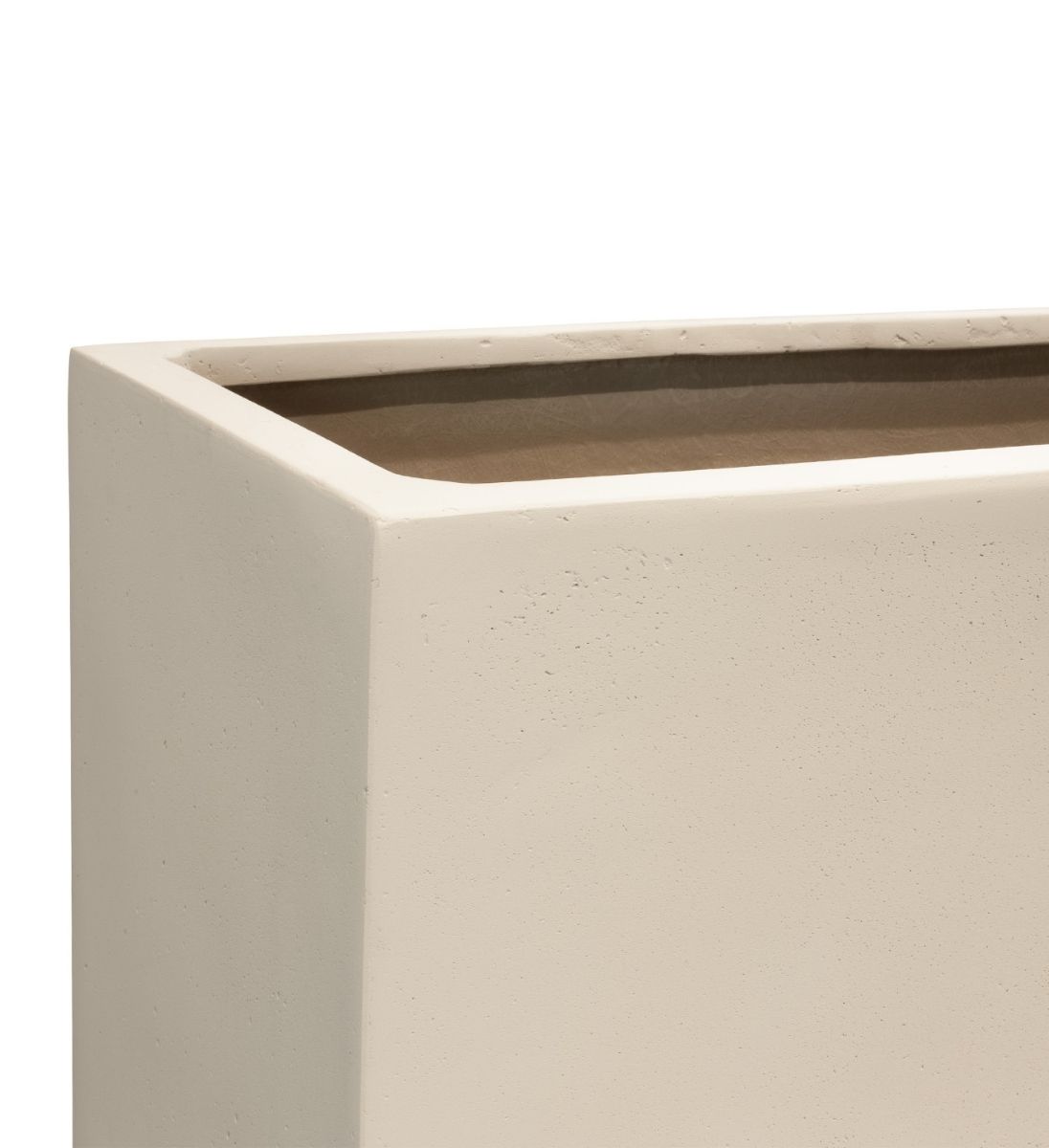 Raumteiler Blumenkübel Polystone Beige Detailfoto