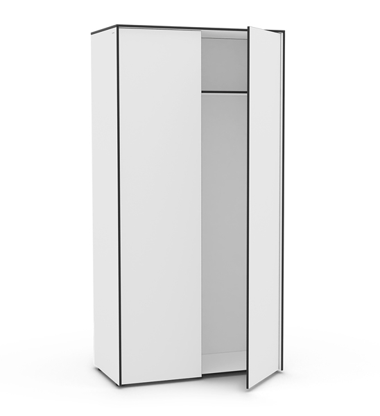 Conmoto Ordo Gartenschrank100 Mit Tueren 100x55x200 Cm