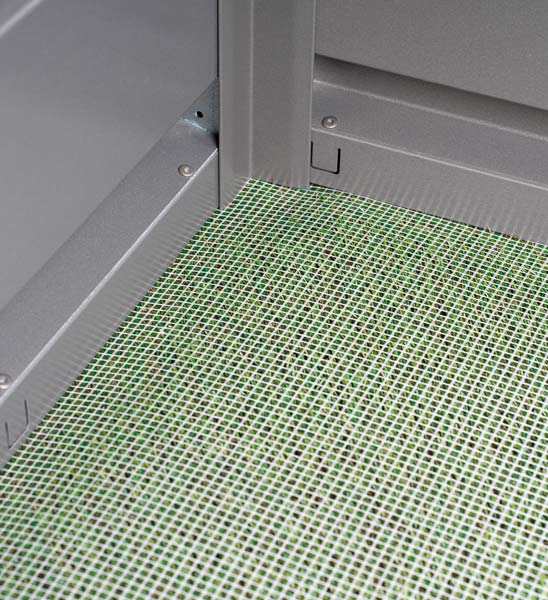 Detailaufnahme Nagerschutz für Hochbeet Metall
