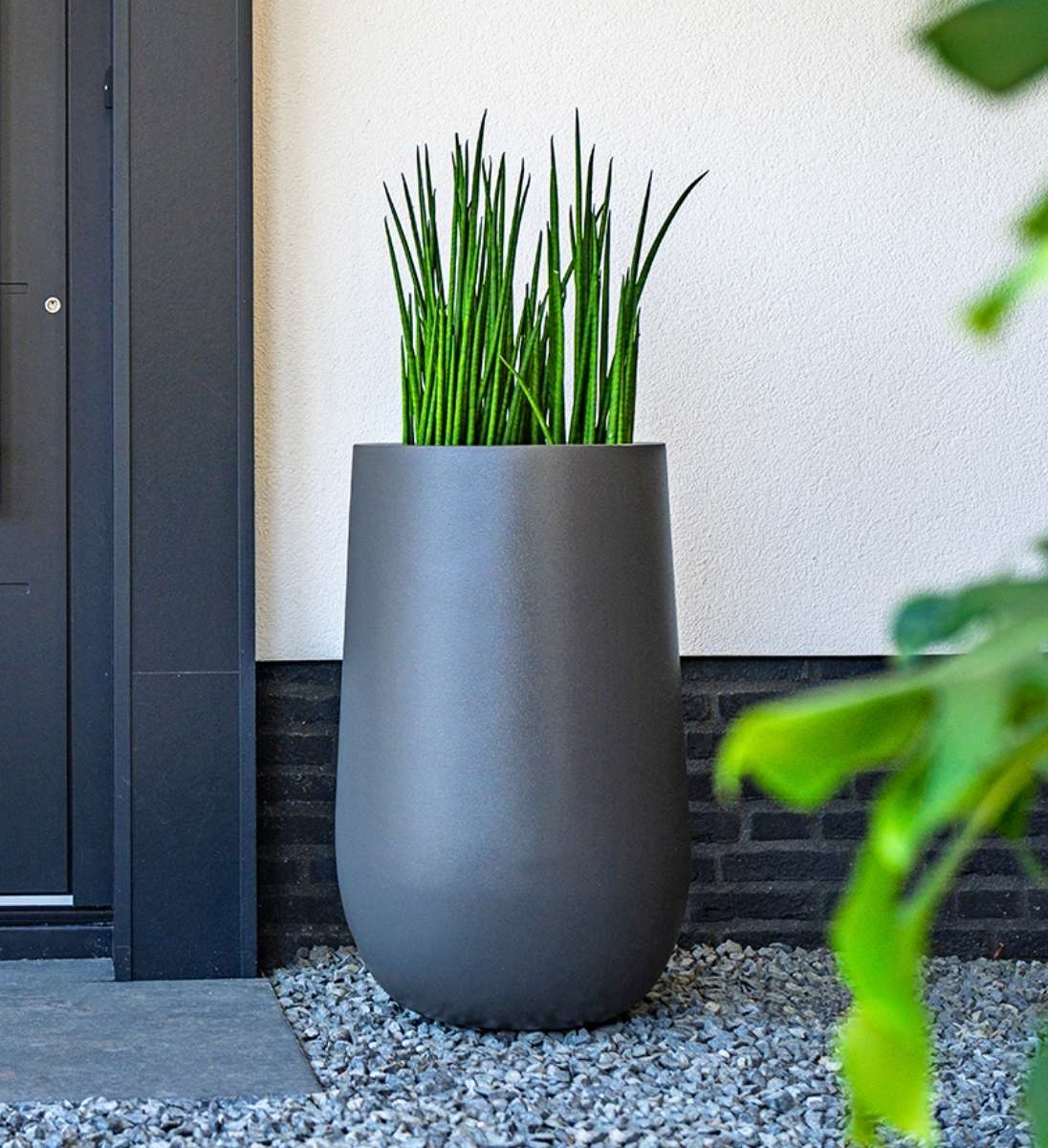 Hohe Pflanzbase LORA runde Form, in 5 RAL Farben erhältlich