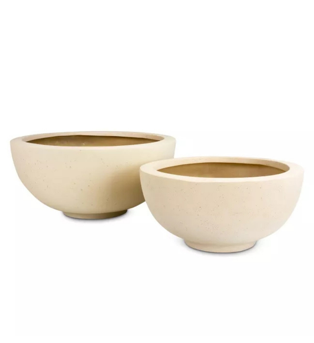 Pflanzschale beige beton 50 cm