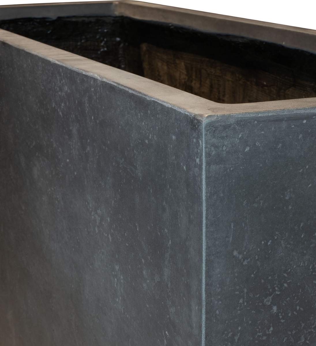 Raumteiler Pflanzkübel Beton in Anthrazit, Foto der Oberfläche