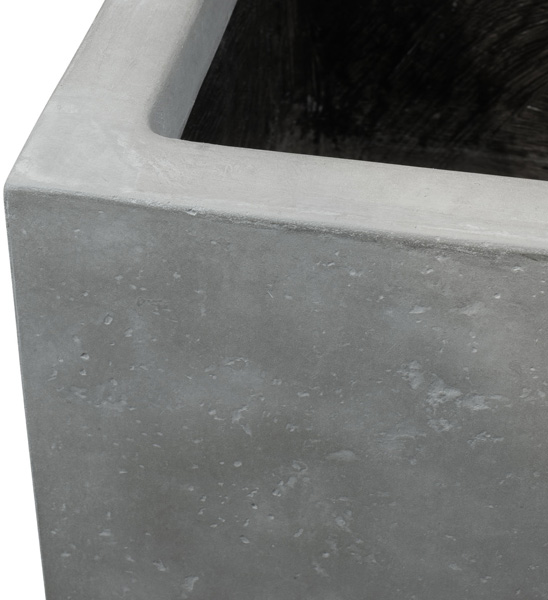 Blumenkübel Betonoptik ROCCASTONE Detailaufnahme Oberfläche
