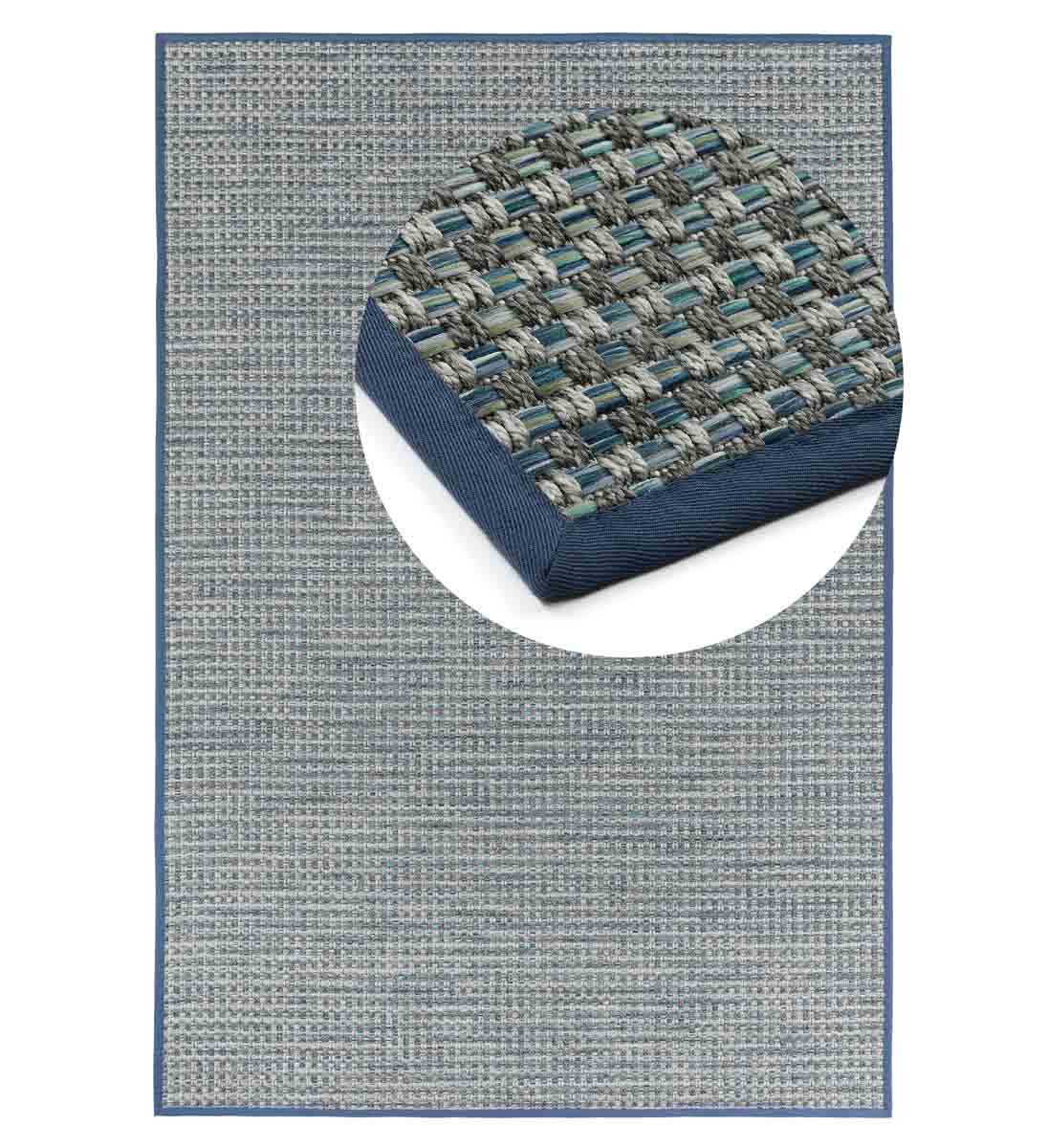 Outdoor-Teppich ANTIGUA Blau UV-Beständig
