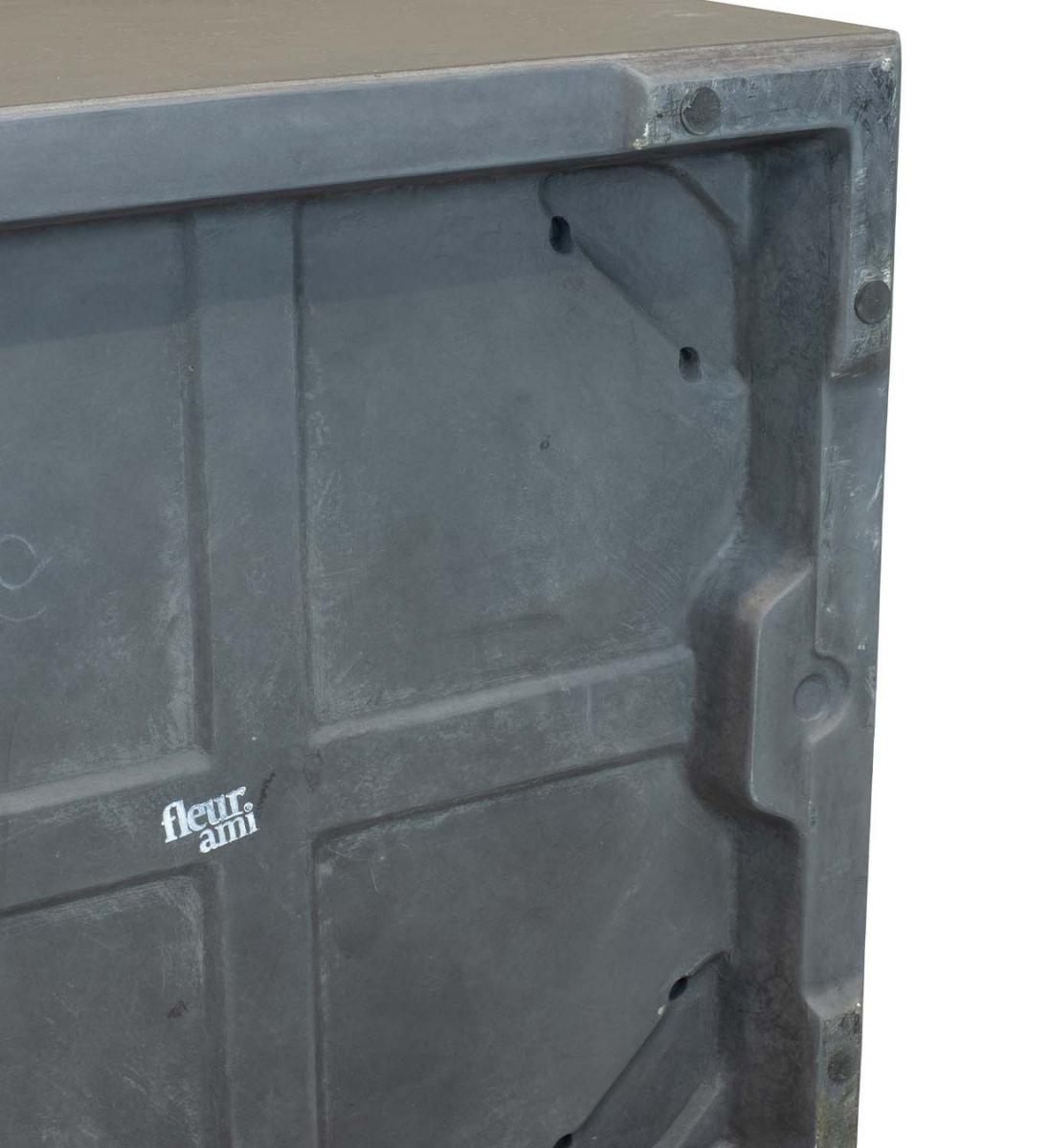 Pflanzkuebel Beton Anthrazit 50 X 50 X 54 Cm Unterseite