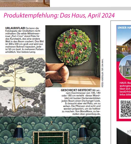 Xl Pflanzenbild Hortensien Presse Das Haus 4.2024