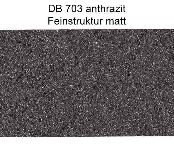 Farbmuster DB703 Anthrazit für Thallo Pflanzgefäße
