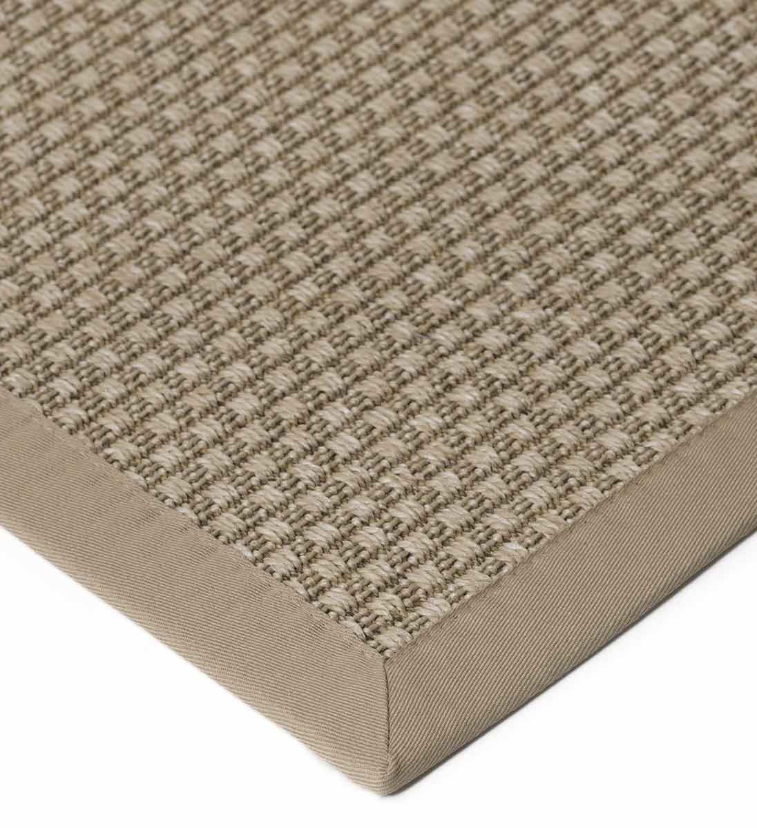 Outdoor-Teppich KAREE Select Natur Bordüre aus Kuverttechnik