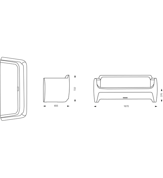 Translation Sofa Technische Zeichnung Masse