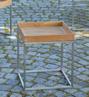 Beistelltisch Garten Holz Pizzo 40x40