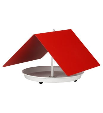 Birdy Vogelhaus Rot - Vogelfutterhaus von FLORA