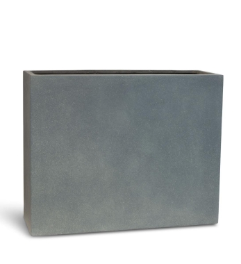 Blumenkübel hoch grau Beton 100x35x80 cm