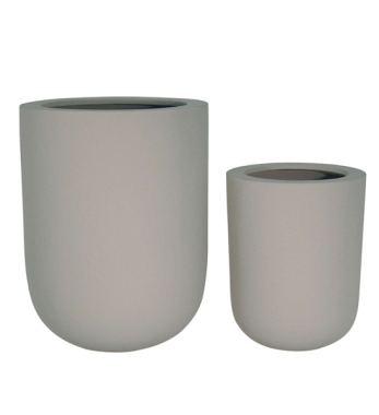 Blumentopf Bottich Grau Amei