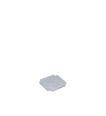 Bodenplatte Metall 40 x 40 cm